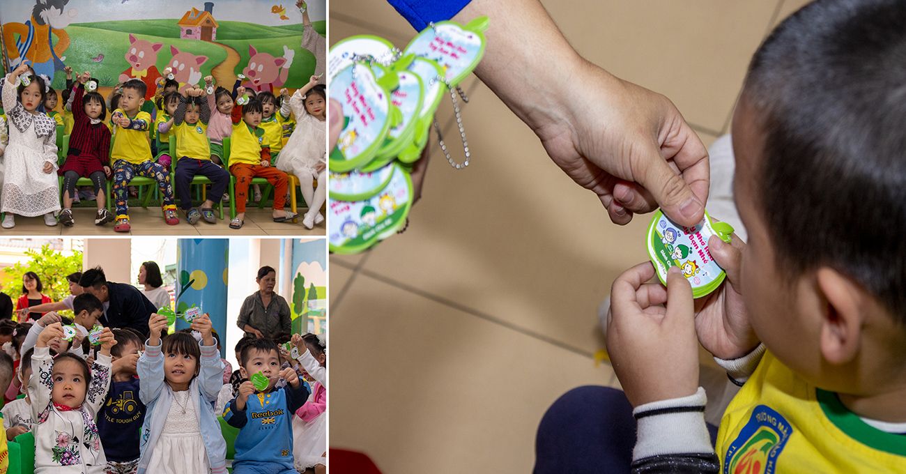 SARAYA Greentek is promoting hand hygiene through Viet Nam kindergartens and elementary schools together with AEON Viet Nam and TopValu Viet Nam.